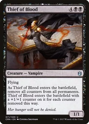 MTG Thief Of Blood NM Commander Anthology CMA Magic EDH Edgar Meren Glissa • $1.95