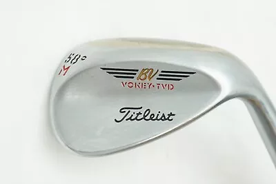 Titleist Vokey Tvd Lob 58 Gap M Wedge Degree Wedge Flex Steel 0807681 Righty • $89.99