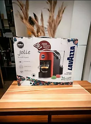 Lavazza Jolie Pod Espresso Coffee Machine - Black / Red • £45
