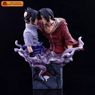 Anime Ninja Shippuden Uchiha Itachi Sasuke Brother PVC Figure Statue Toy Gift • $35.19