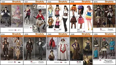 Simplicity Costume Sewing Pattern Steampunk Cosplay  You Pick • $8.99