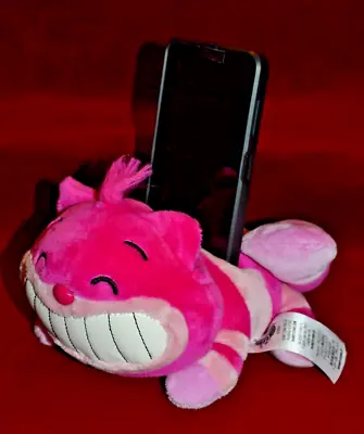 Cheshire Cat Pink Disney Store Phone Holder Prop Up Small Plush Stuffed Animal • $13.99