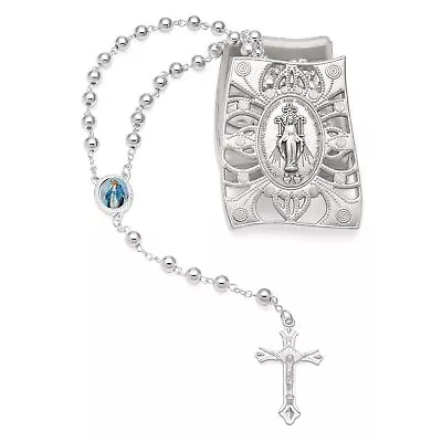 Miraculous Virgin Rosary With Filigree Box • $29.87