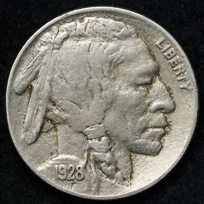 1928 Buffalo Nickel CHOICE AU E239 KGTM • $27.58