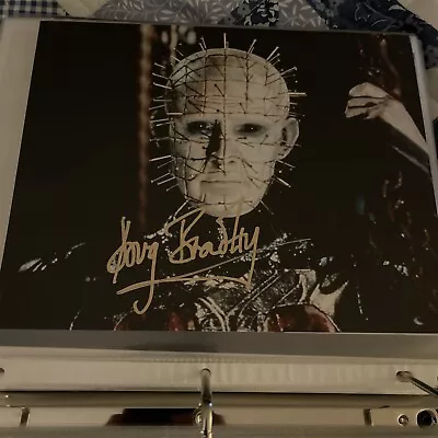 Doug Bradley Hellraiser Clive Barker Pinhead Signed 8x10 Photo Horror • $87.75
