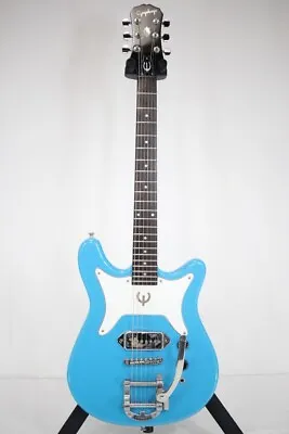 Epiphone 65 CORONET W/ Bigsby Turquoise 1999 Solid Body Electric Guitar • $779