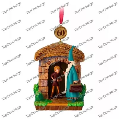 ^ DISNEY Store SKETCHBOOK ORNAMENT 2023 - MERLIN - THE SWORD IN THE STONE - NWT • $89.95