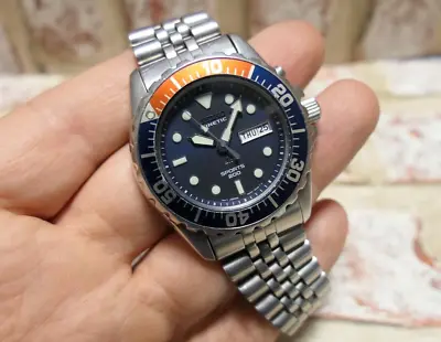 Seiko 5M43-0A40  Kinetic Pepsi 200m • £265