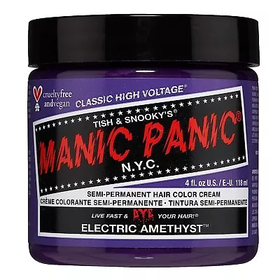 Manic Panic NYC Electric Amethyst Semi Permanent Hair Color Cream 118ml • £10.39