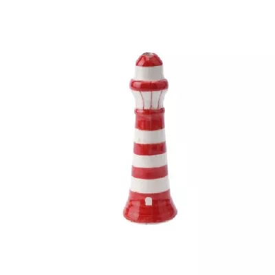 Beautiful Red & White Stripe Lighthouse Light Pull Nautical Seaside Theme Room • £8.46