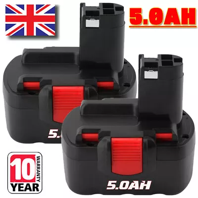 £50.98 • Buy 2X 14.4V 5000mAh Ni-MH Battery For Bosch PSR1440 BAT040 AHS41 GLI14.4V GSB14.4VE