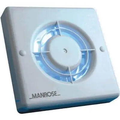 Manrose 100mm Standard Bathroom Extractor Fan With Adjustable Timer XF100T • £24.30
