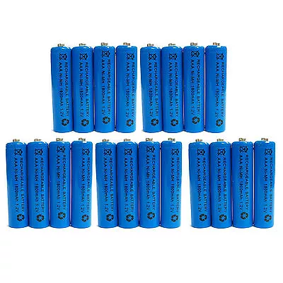 20 Pcs AAA 1800mAh Ni-Mh 1.2V Rechargeable Battery Cell For MP3 RC Blue US Stock • $16.58