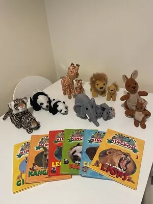 My Animal Kingdom Set Of Twelve Plush Toys & Books • £65