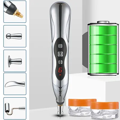 Rechargeable Acupuncture Therapy Electronic Pen Meridian Energy Heal Massage • $17.99