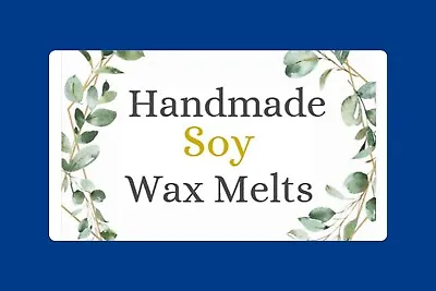  40 Handmade Gloss Soy Wax Melt Handcrafted Labels Made By Stickers • £4.55