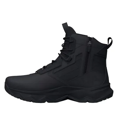 Under Armour Men's UA Stellar G2 6  Side Zip Tactical Boots - 3025579-001- Black • $91.95