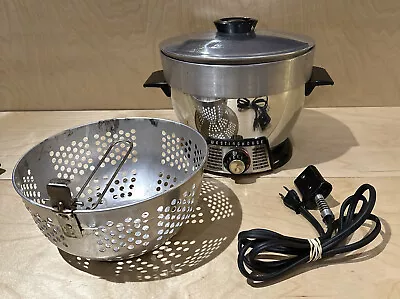 Vintage Westinghouse Cook N Deep Fryer Model FF-531 Fry Basket Electric  • $48