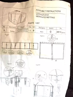 Replacement Mosquito Netting For 10'x10 Gazebo Screen Canopy Mesh Walls • $26