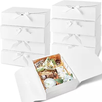 15 PCS Gift Boxes With Lids 10.6 X 7.8 X 3.1 Inch Bridesmaid Proposal Box With • $26.63