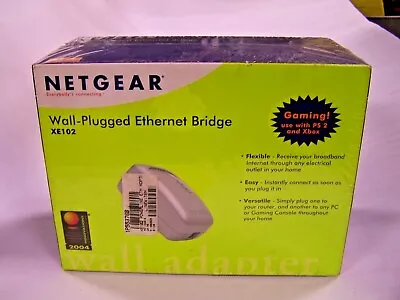 New Netgear Wall Plugged Ethernet Bridge 100-120 Vac Xe102 • $31.49