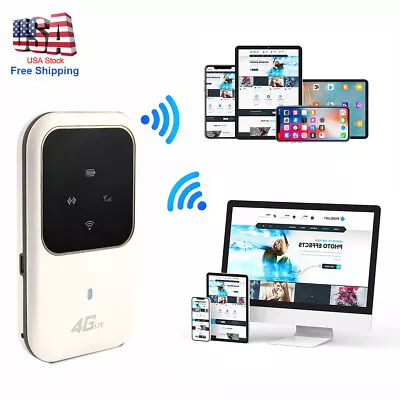 4G LTE Mobile WiFi Hotspot Unlocked Wireless Internet Router Devices Travel USA • $24.69