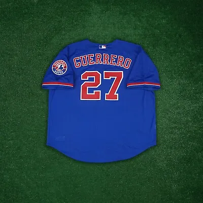 Vladimir Guerrero 2002 Montreal Expos MLB Mitchell&Ness Blue Men's  Jersey • $109.99