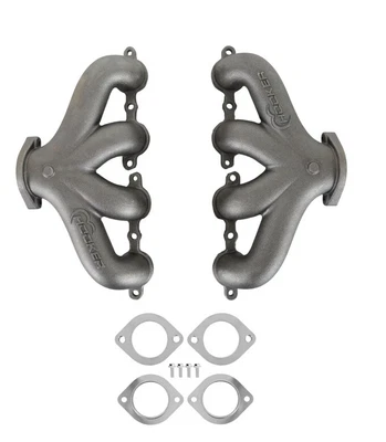 $289.95 • Buy Hooker Blackheart 8504HKR LS Swap Exhaust Manifolds Center Dump Natural Cast