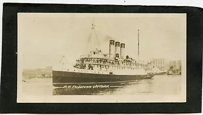 SS Princess Victoria Ship Cigarette Photo Card  • $12