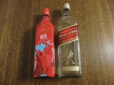 $39.99 • Buy Empty Bottles Johnnie Walker Red Label Scotch Whiskey; 1x Limited Edition; 1x 1L