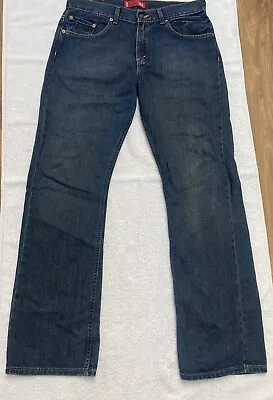 Levis 503 Jeans W33  L32 Blue Denim Boot Cut Straight Leg Zip • $29.99