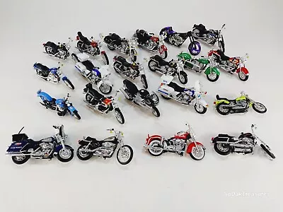 Lot Of 21 Maisto Harley Davidson Motorcycles 1/18 Scale • $62.22