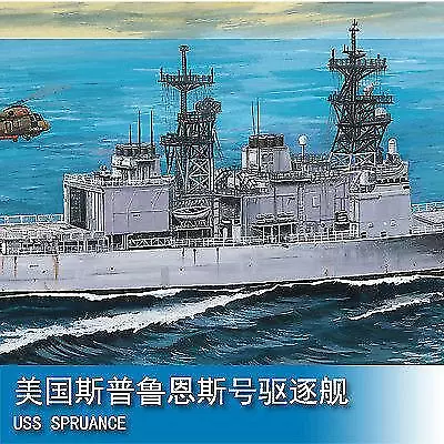 1/700 Model Kit 80913 MiniHobby USS SPRUANCE Destroyer Battleship With Motor • $32.11