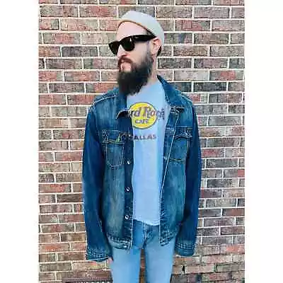 Vintage Rare Men’s Metal Jacket Size XL Tough Denim Forever  • $88