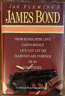 Ian Fleming's James Bond 1983 HC ~ 6 Complete & Unabridged Novels In 1 Octopus • $32.98