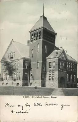 1908 ParsonsKS High School Labette County Kansas The Williamson-Haffner Co. • $12.99