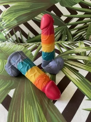 Novelty Rainbow Penis Soap - MARDI GRAS Hen's Party Gag Gift. • $11.99