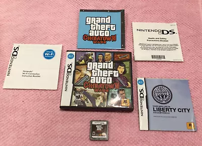 Nintendo DS : Grand Theft Auto Chinatown Wars. Complete With Map And Booklets • $48