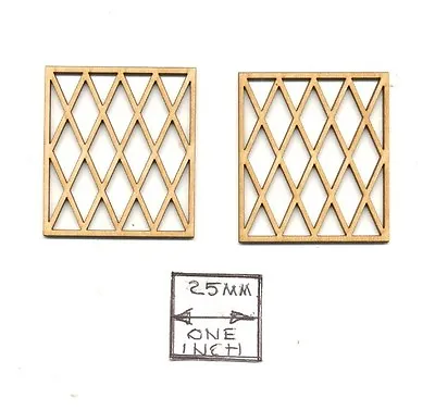 Victorian / Tudor Window Mullions  LT5002 Fit #5002  1/12 Scale Dollhouse 2pcs • $11.54