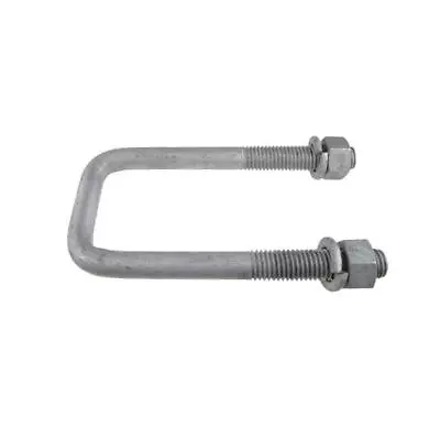 M12 X 52mm Inside (W) X 80mm Length (L) Galvanised Square U Bolt & Nuts • $350