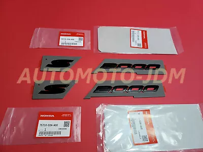 Honda Genuine 00-09 S2000 AP1 AP2 Side Fender Black Emblem Set Right & Left • $94.74