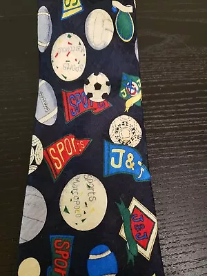 Marco Polo Italian Style Sports Neck Tie Silk ~Football Soccer Volleyball  • $6