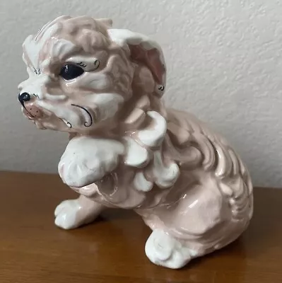 1930s-60s VTG Kay Finch YORKSHIRE TERRIER PUPPY Ceramic Figurine MADE IN CALIF • $80