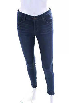 J Brand Womens Blue Cotton Mid-Rise Skinny Leg Jeans Size 25 • $34.01