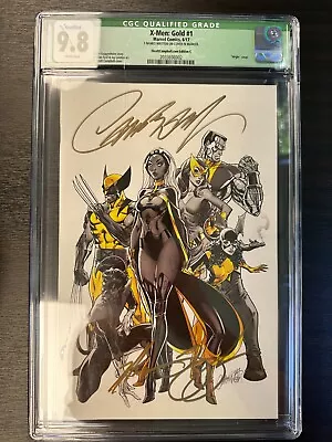 CGC 9.8 X-Men: Gold #1 Variant Signed By J. Scott Campbell & Marc Guggenheim • $299.99