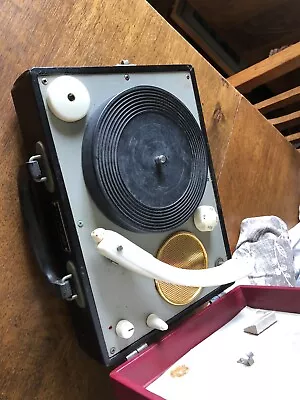 Vintage Portable SUPERB Record Player UNTESTED • $25