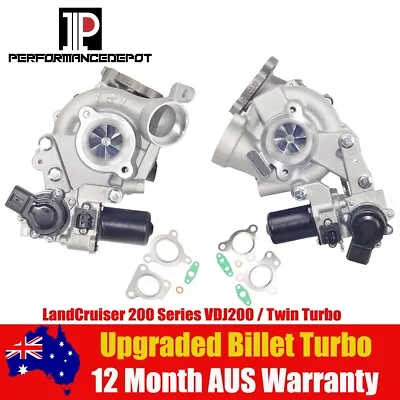 Upgrade Billet Twin Turbo For Toyota LandCruiser 200 Series VDJ200 1VD-FTV 4.5L • $1500