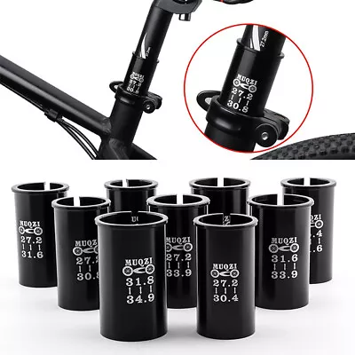 Mountain Road Bike Seat Post Shim Tube Sleeve Reducer Seatpost Converter Adapter • $10.50