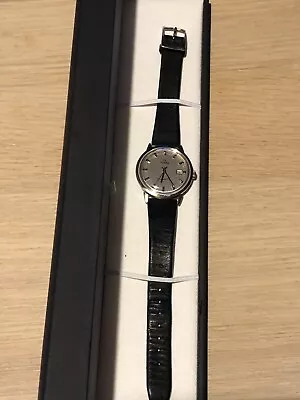 Q Timex 1978 Reissue Date 35mm Leather Strap Watch • £60
