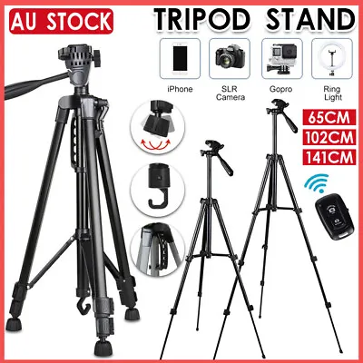 $18.59 • Buy Professional Camera Tripod Stand Mount For DSLR GoPro IPhone Samsung Travel AU  